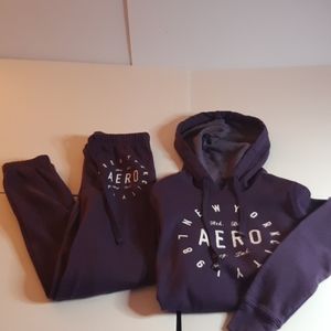 Aeropostale fleece 2 piece size Xs